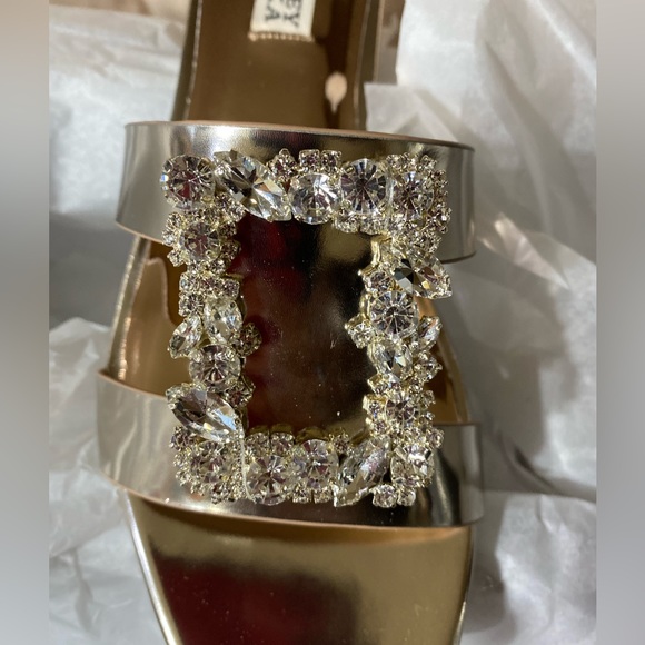 Badgley Mischka collection Josette slide sandals - Picture 5 of 12